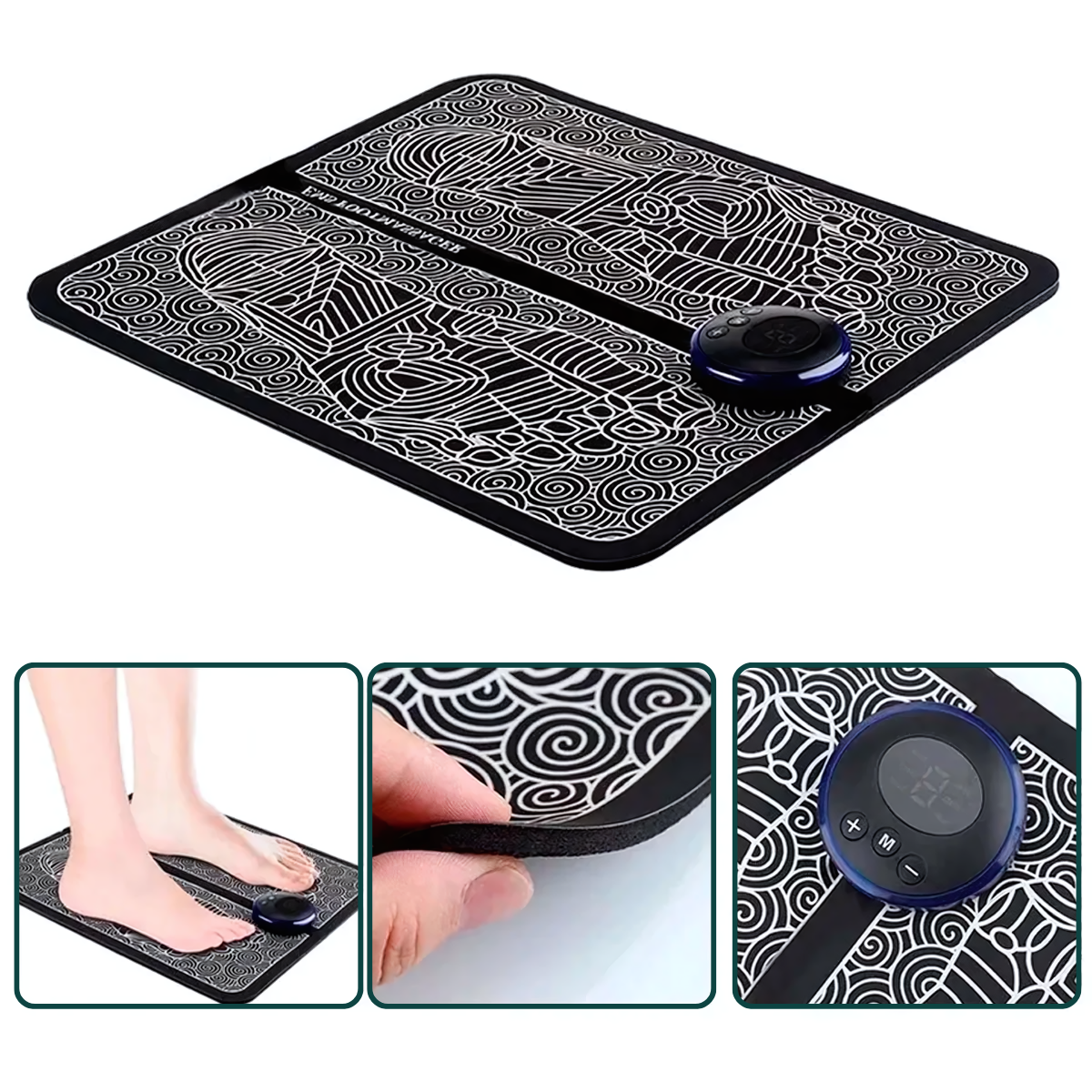 Tapete Massageador Elétrico Foot Pads