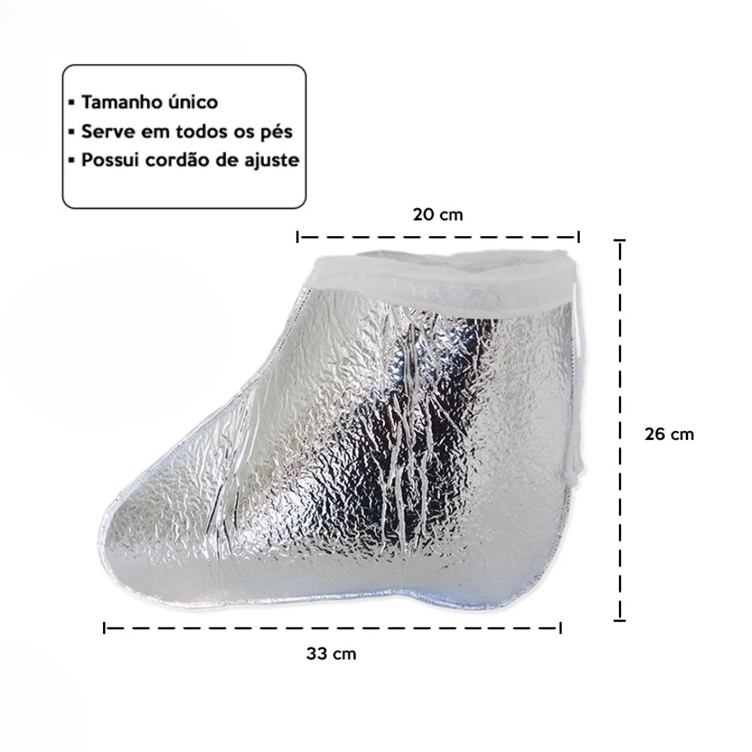 Bota Térmica Para Hidratação Metalizada Podol