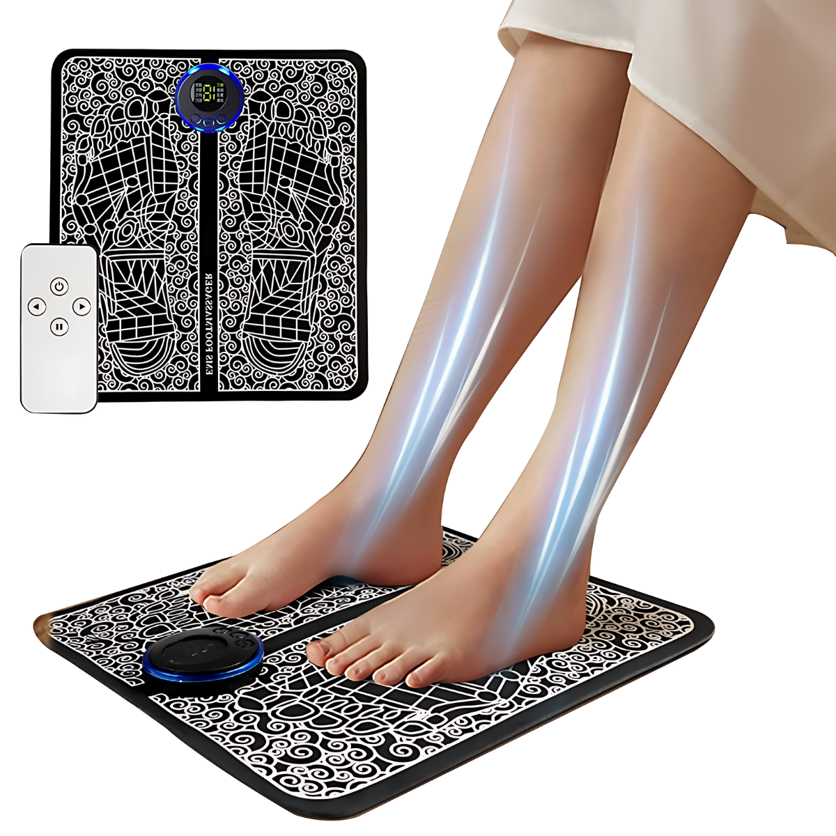Tapete Massageador Elétrico Foot Pads