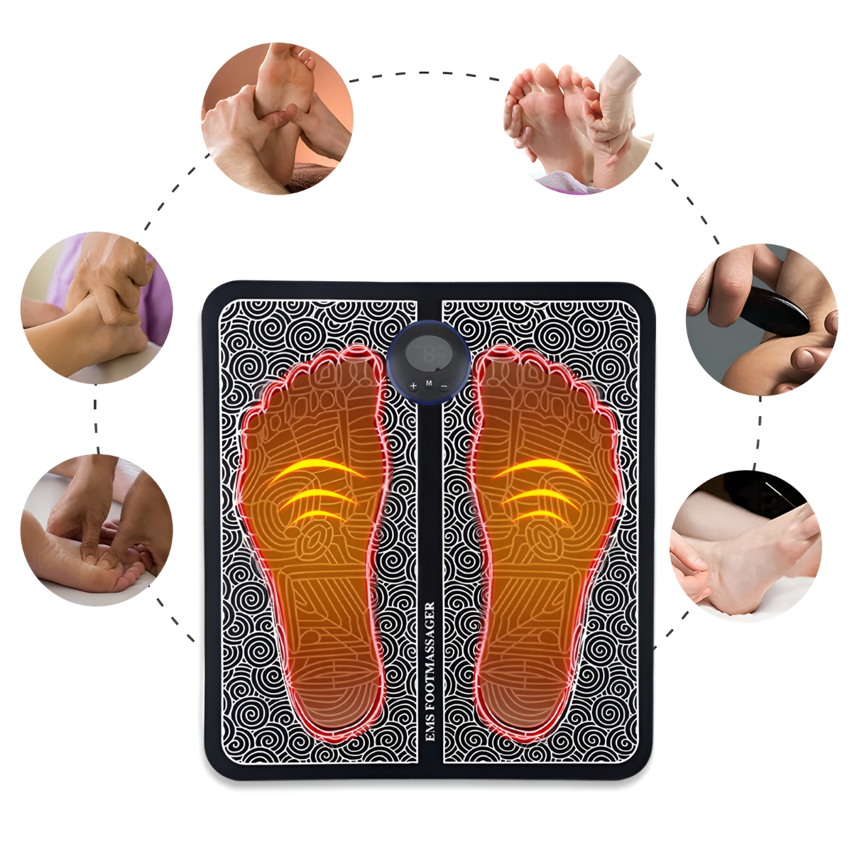 Tapete Massageador Elétrico Foot Pads
