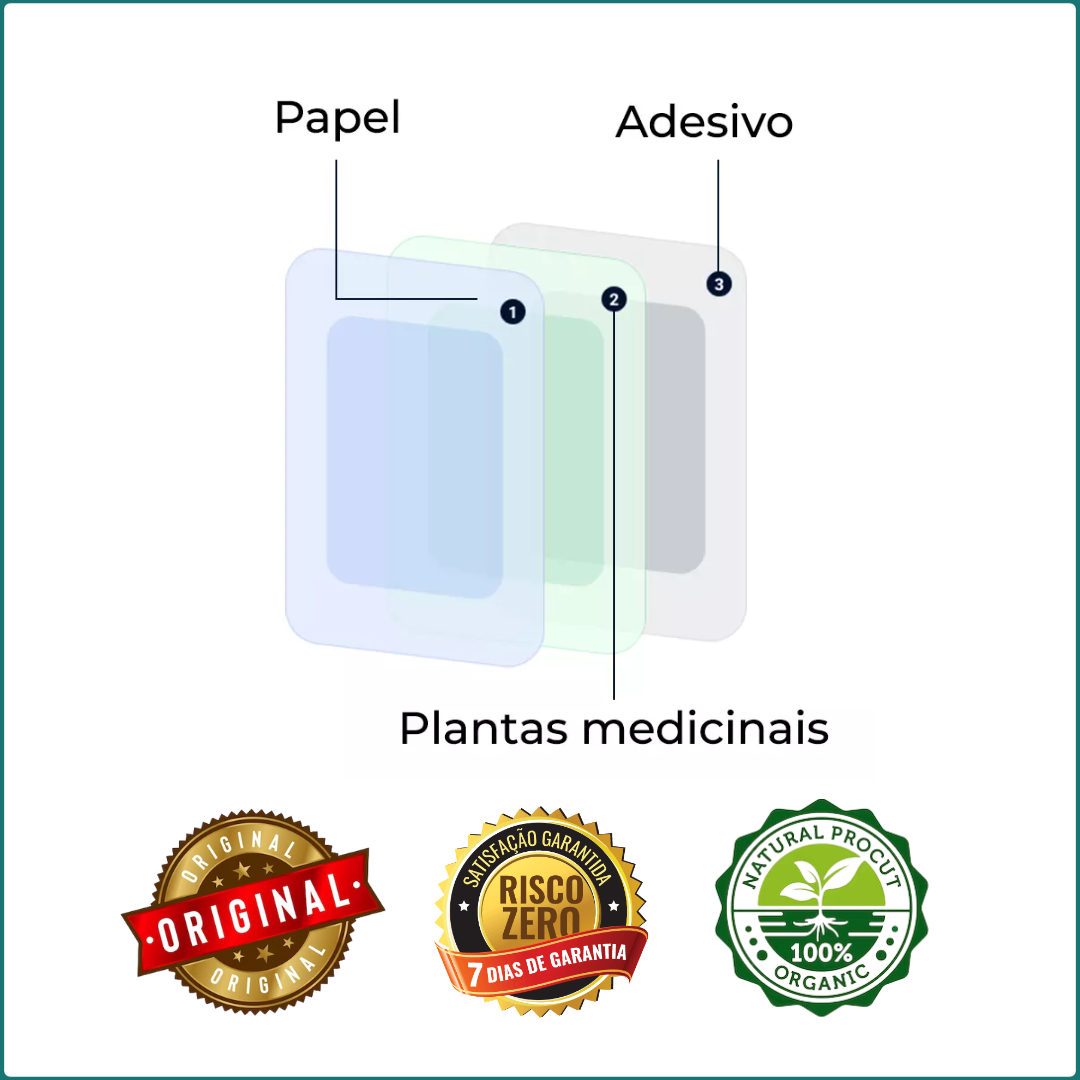 Adesivos Detox Para os Pés Foot Pads