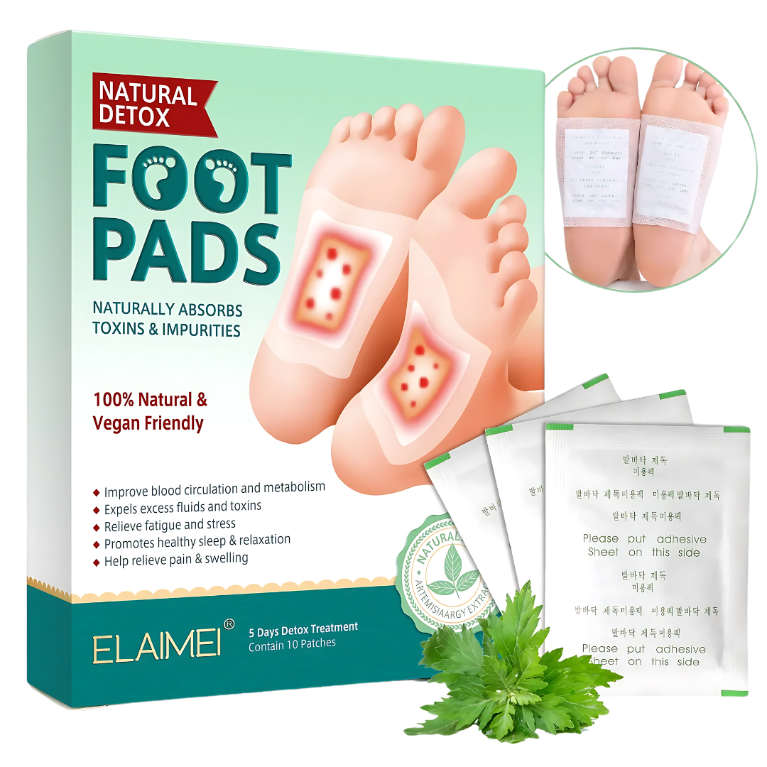 Adesivos Detox Para os Pés Foot PadsAdesivos Detox Para os Pés Foot Pads