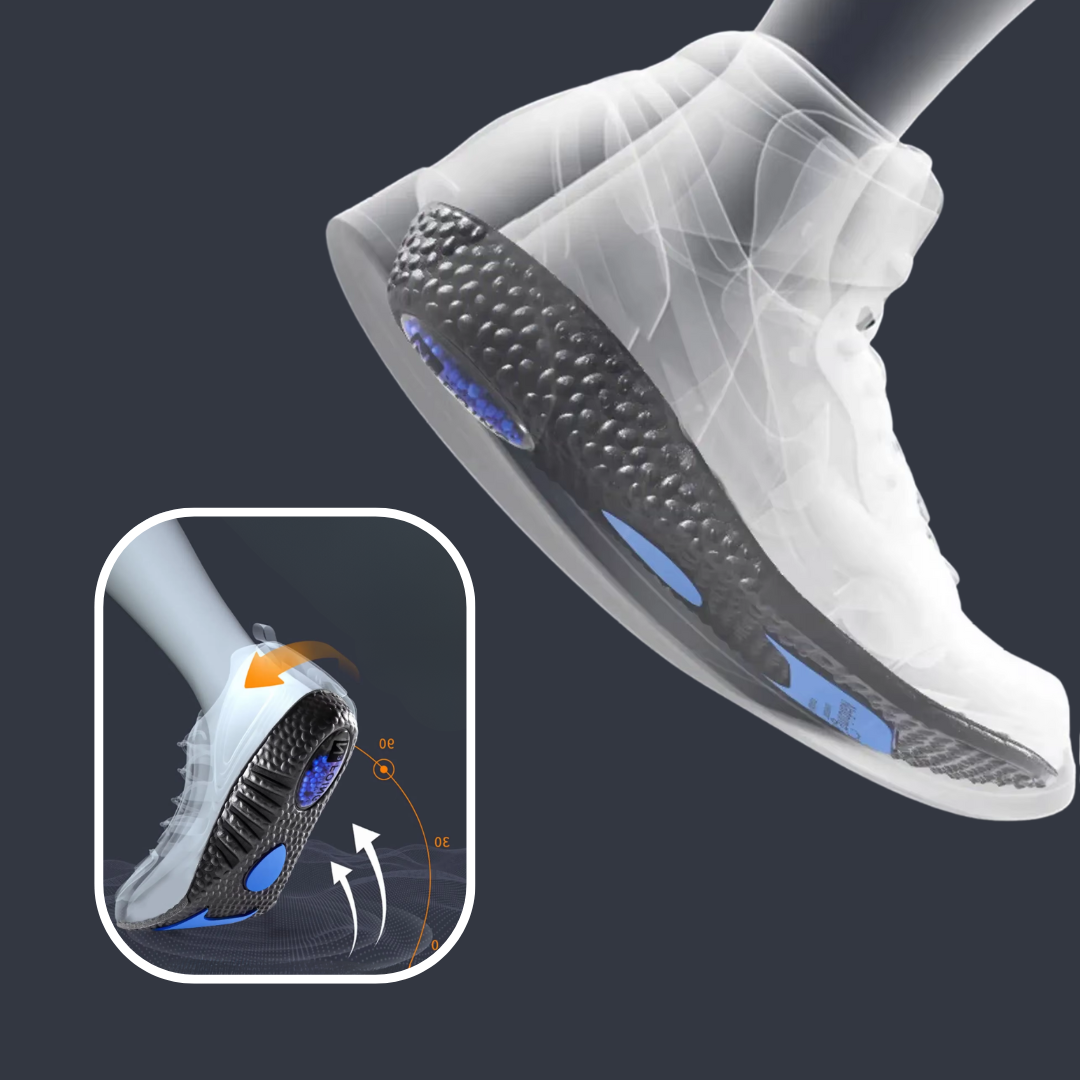 Palmilha CloudMax com almofada de ar para máximo conforto nos pés