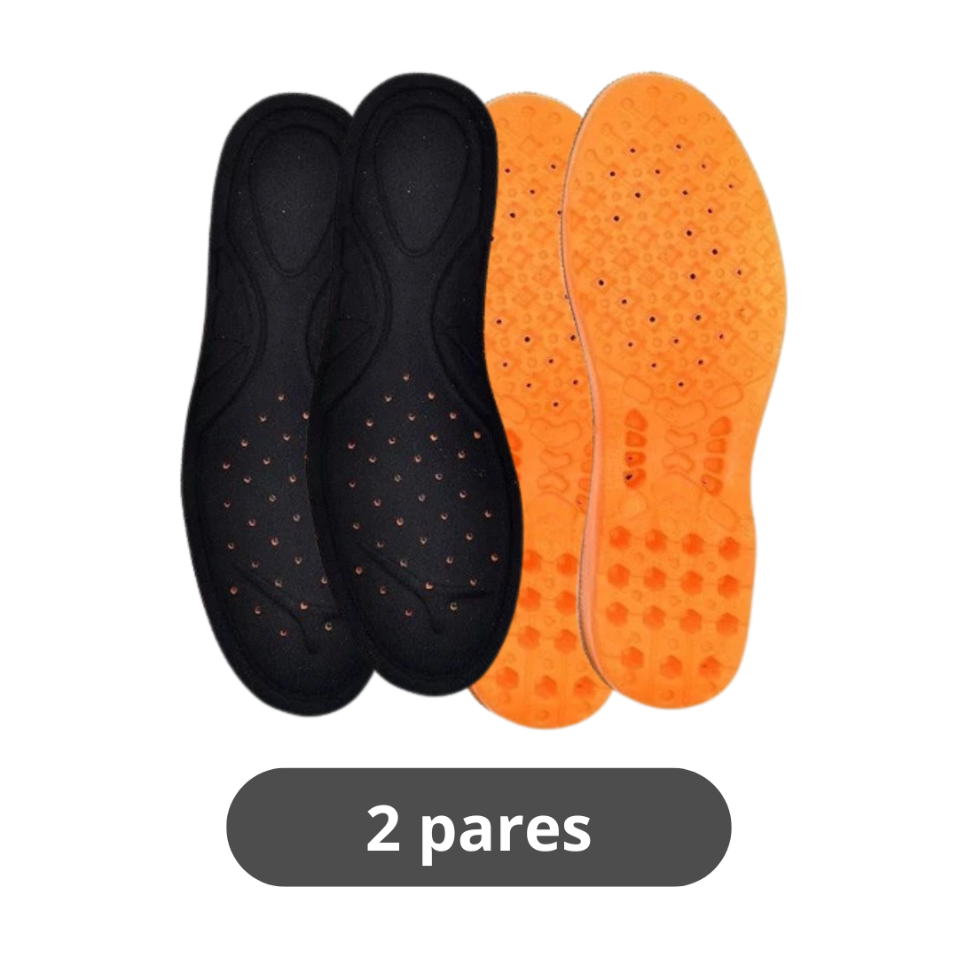 Palmilha para absorção de impacto e conforto prolongado